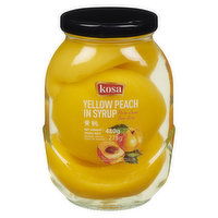 kosa - Yellow Peach In Syrup, 480 Gram