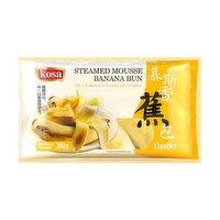 Kosa - Frozen Steamed Mousse Banana Bun, 300 Gram
