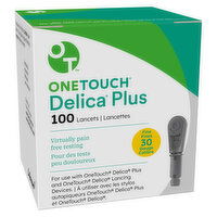 ONETOUCH - Delica Plus - Lancets, 100 Each