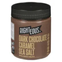 Righteous - Chocolate Caramel Sea Salt Gelato, 473 Millilitre