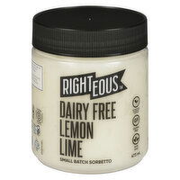 Righteous - Righteous Lemon Lime Sorbetto NS, 473 Millilitre