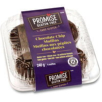 Promise Gluten Free - Chocolate Chip Muffins, 4 Pack, 240 Gram