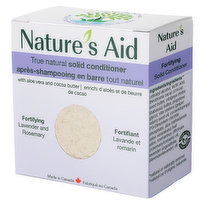 Nature's Aid - Conditioner Bar Fortifying - Lavender Rosemary, 60 Gram