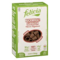 felicia - Organic Buckwheat Mezzi Rigatoni Pasta, 250 Gram