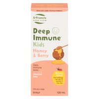 St Francis - Deep Immune Kids Honey & Berry, 120 Millilitre