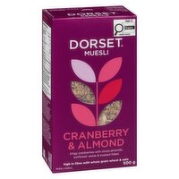 Dorset Cereals - Muesli Cranberry & Almond, 500 Gram