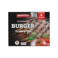 Mrakovic - Big Balkan Burger 4pcs, 880 Gram