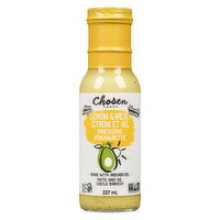 Chosen Foods - Dressing - Lemon Garlic with Avocado Oil, 237 Millilitre