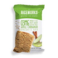 Rice Works - Omega 3 Bar Apple Cinnamon, 50 Gram