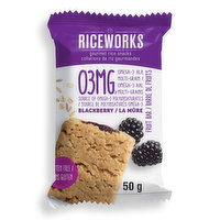 Rice Works - Omega 3 Bar Blackberry, 50 Gram