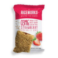 Rice Works - Omega 3 Bar Strawberry, 50 Gram