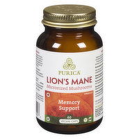 PURICA - Lion's Mane Micronized Mushroom Capsules, 60 Each