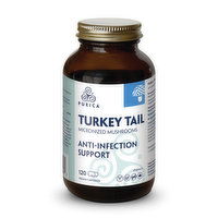 PURICA - Turkey Tail Micronized Mushroom Capsules, 120 Each