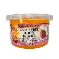 BUBBLE TEA 123 - Passion Fruit Juicy Pearl, 490 Gram