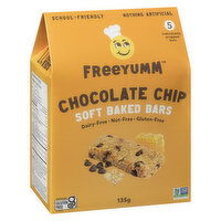 FreeYumm - Soft Baked Bars Chocolate Chip, 135 Gram