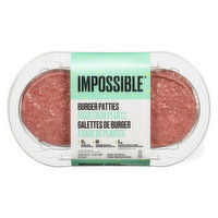 Impossible Foods - Plant-Based Burger Patties, 2 Each