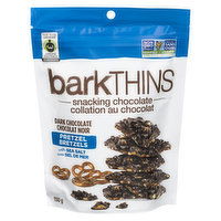 Bark Thins - Pretzels- Dark Chocolate, 150 Gram