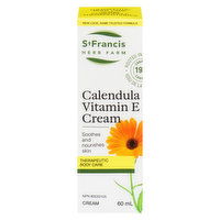 St. Francis Herb Farm - Calendula Vitamin E Cream, 60 Millilitre