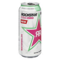 Rockstar - Pure Zero Energy Drink Watermelon, 473 Millilitre