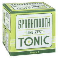 Sparkmouth - Lime Zest Tonic, 355 Millilitre