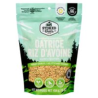 Stoked Oats - Oatrice Herby Garlic  Organic, 454 Gram