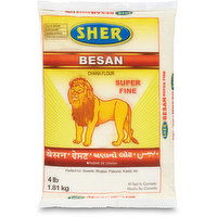 Sher - Besan Chana Flour, 4 Pound