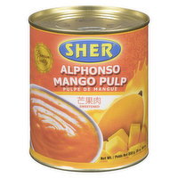 Sher - Alphonso Mango Pulp, 750 Each