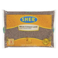 Sher - Lentils - Whole Crimson, 4 Pound