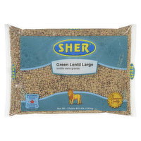 Sher - Green Lentil, 4 Pound