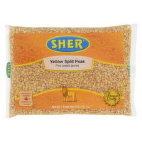 Sher - Yellow Split Peas, 4 Pound