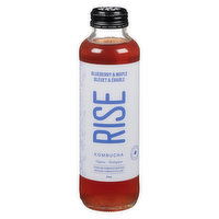 Rise - Blueberry & Maple Kombucha, 414 Millilitre