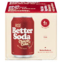 Rise Better Soda - Classic Cola, 4 Each