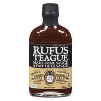 Rufus Teague - Whiskey Maple BBQ Sauce, 330 Millilitre