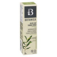 Botanica - Olive Leaf Throat Spray Peppermint, 30 Millilitre