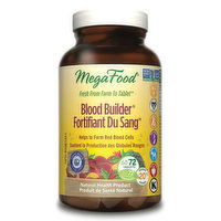 MegaFood - Blood Builder, 72 Each