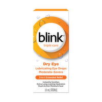 Blink - Triple Care Eye Drops, 10 Millilitre
