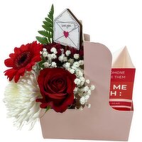 Floral Caddy - Drink Arrangement, 1 Each