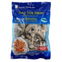 Searay - Frozen Black Tiger Prawns H/L 31/40, 454 Gram