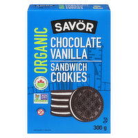 Savor - Savor Org Chocolate Vanilla Crm Cookie, 300 Gram