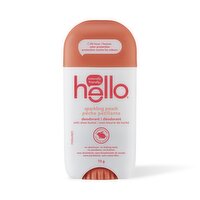 Hello - Sparkling Peach Deodorant, 73 Gram