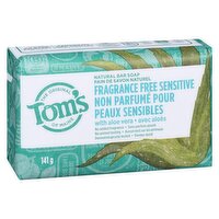 Toms OF MAINE - Bar Soap Fragrance-free, 141 Gram