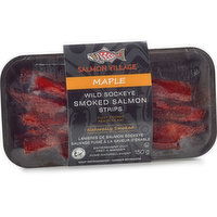 Salmon Village - Wild Sockeye Smoked Salmon, Maple, 150 Gram