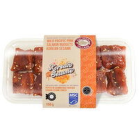 Salmon Village - Korean Sesame Smoked Pink Salmon Nuggets, 150 Gram