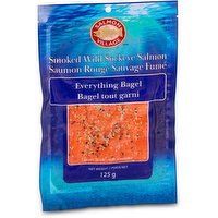Salmon Village - Smoked Wild Sockeye Salmon, Everything Bagel, 125 Gram