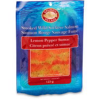 Salmon Village - Smoked Wild Sockeye, Lemon Pepper Sumac, 125 Gram