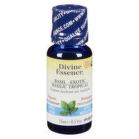 Divine Essence - Divine Ess Oil Org Exotic Basil, 15 Millilitre