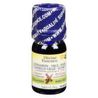 Divine Essence - Divine Ess Oil Org Cinnamon Bark, 5 Millilitre