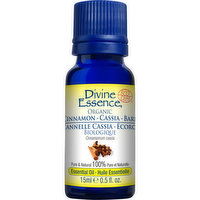 Divine Essence - Divine Ess Oil Org Cinnamon Cassia, 15 Millilitre