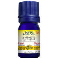 Divine Essence - Divine Ess Oil Org Cardamom, 5 Millilitre