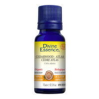 Divine Essence - Divine Ess Oil Org Atlas Cedarwood, 15 Millilitre